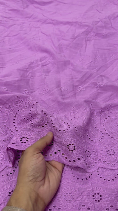 Buy Soothing Lavender Magenta Paisley Border Design