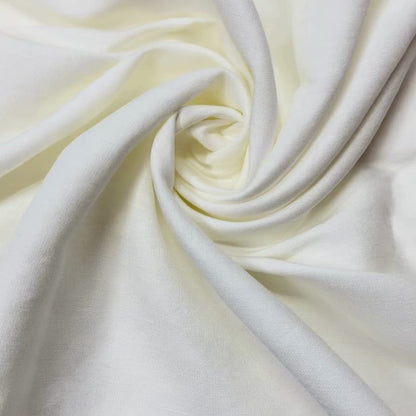 Buy Poplin Solid White Fabric