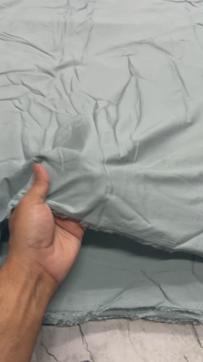 Buy Viscose Modal Solid Grey Fabric