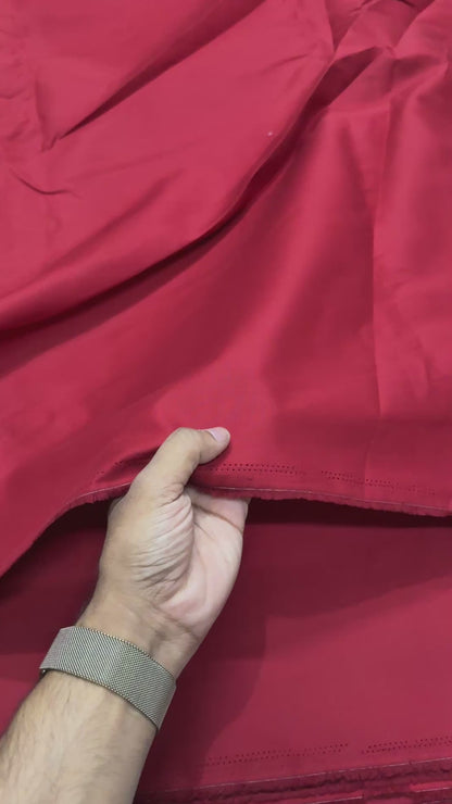 Buy Wine Red Pure Cotton Poplin Fabric