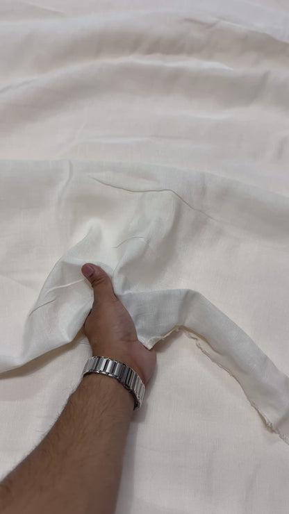 Buy Cotton Linen Solid Beige Fabric