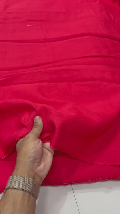 Buy Linen Solid Brink Pink Solid Fabric