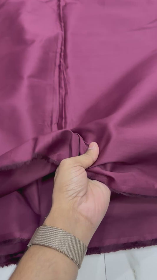 Buy Solid Wine Pure Cotton Poplin Satin