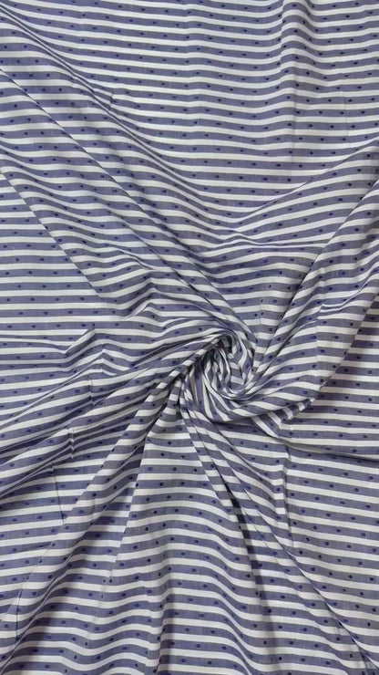 Buy Mill Made Chambray Stripe Dobby Fabric