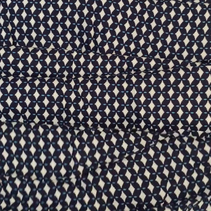 Buy Blue Diamond Printed Rayon Fabric