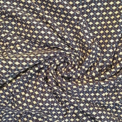 Buy Blue Diamond Printed Rayon Fabric